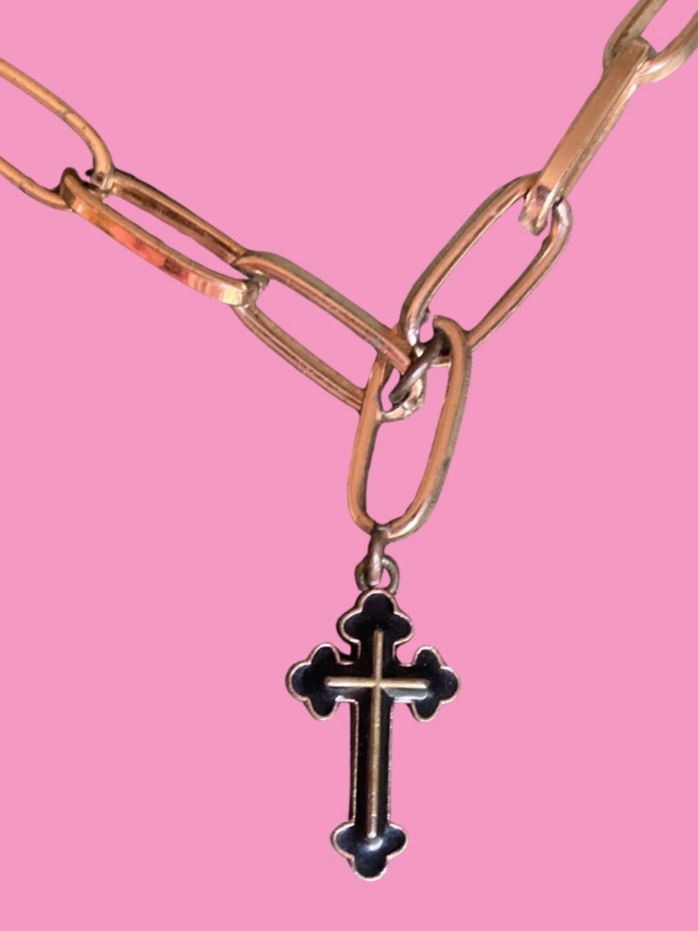 Cross Chain Necklace
